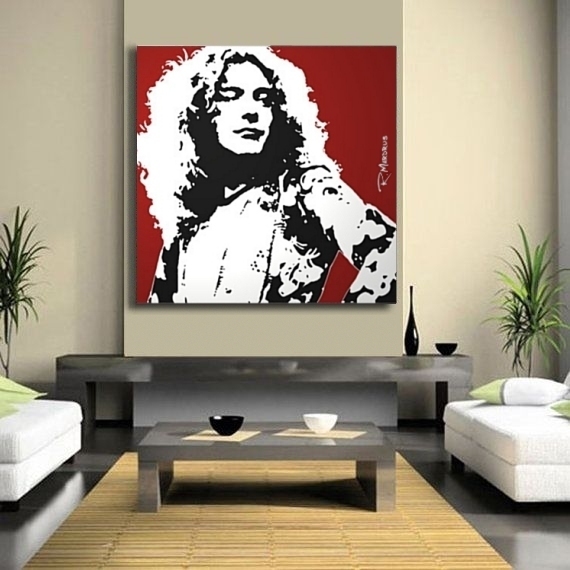 Etched Glass Mirror Robert Plant